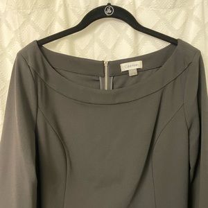 Calvin Klein black dress knee length size 16